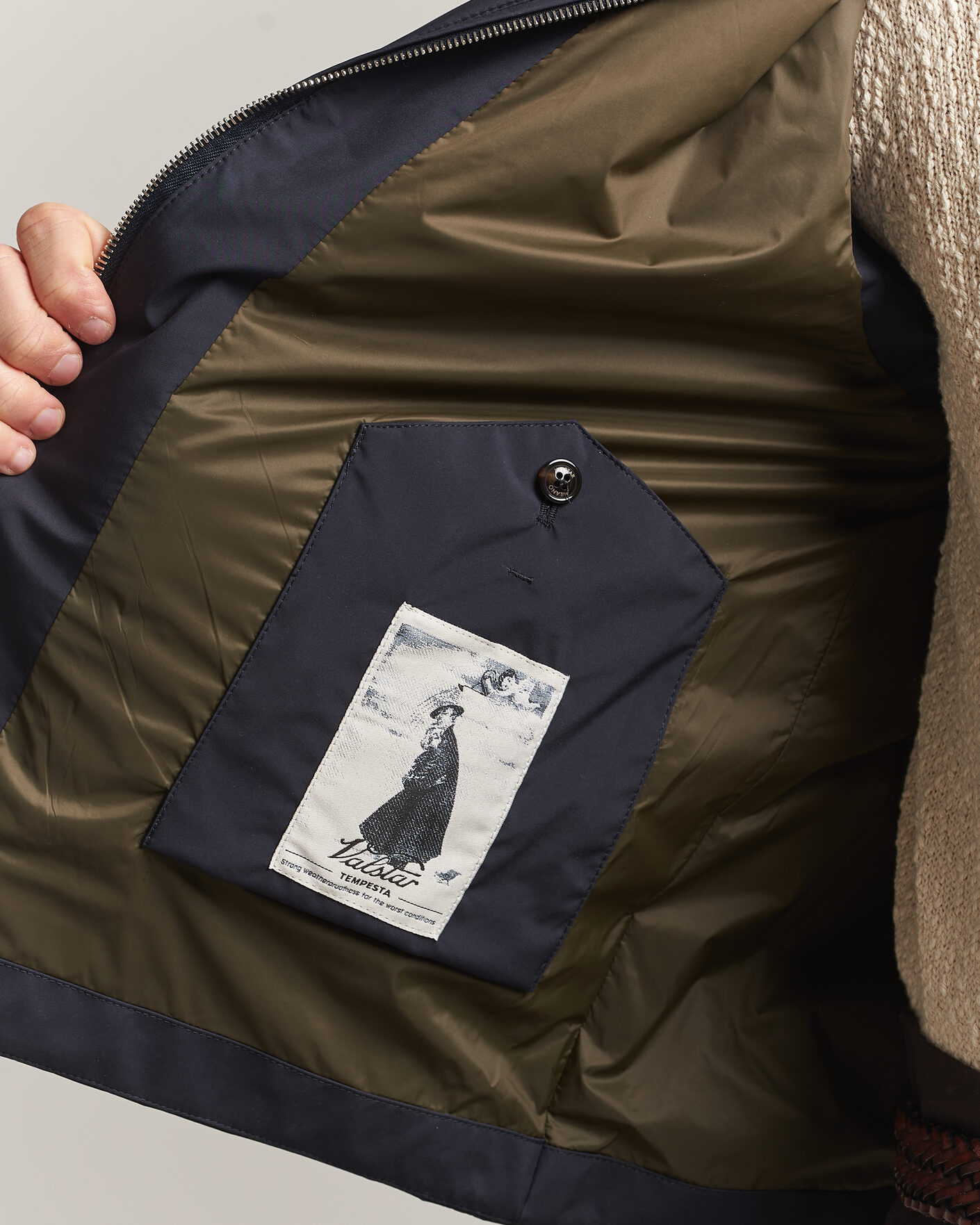 Homme | Gilets | Valstar | Nylon Zip Vest Navy