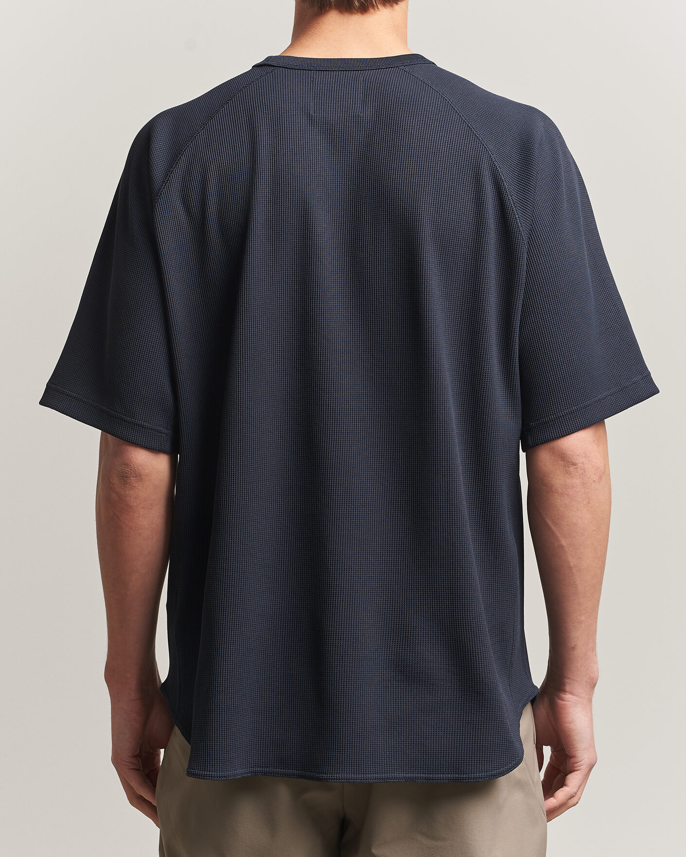 Heren | T-shirts | Snow Peak | Dry Waffle T-Shirt Dark Navy