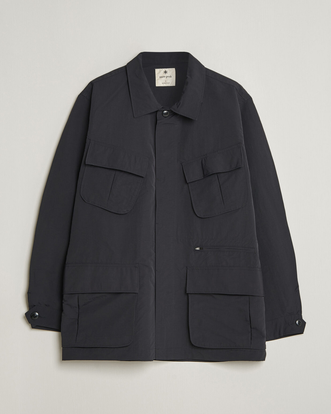 Homme | Manteaux Et Vestes | Snow Peak | Nylon Washer Jacket Black