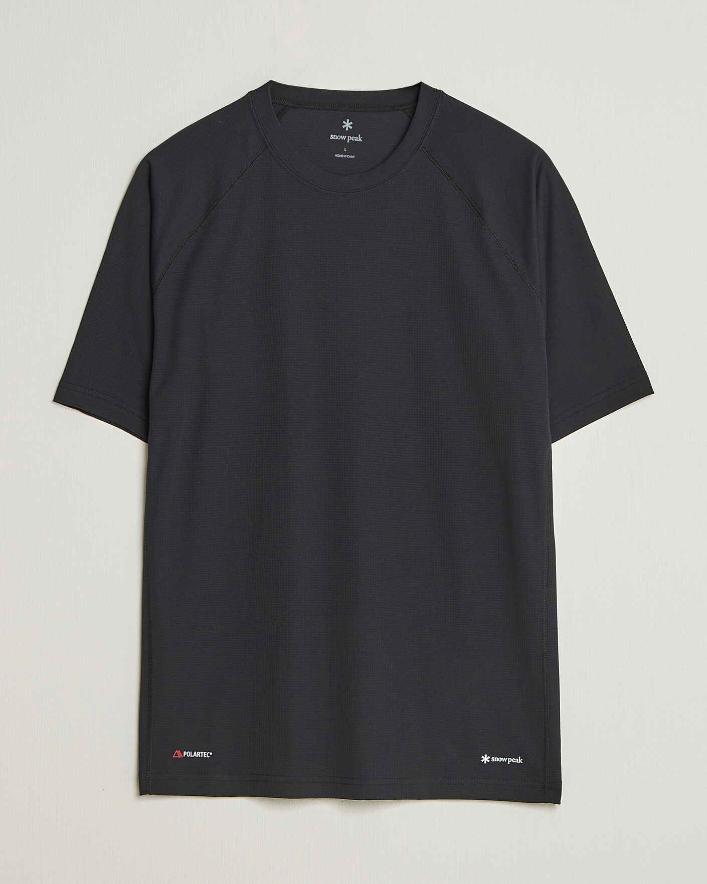 Homme | T-shirts | Snow Peak | Polartec Power Dry T-Shirt Black
