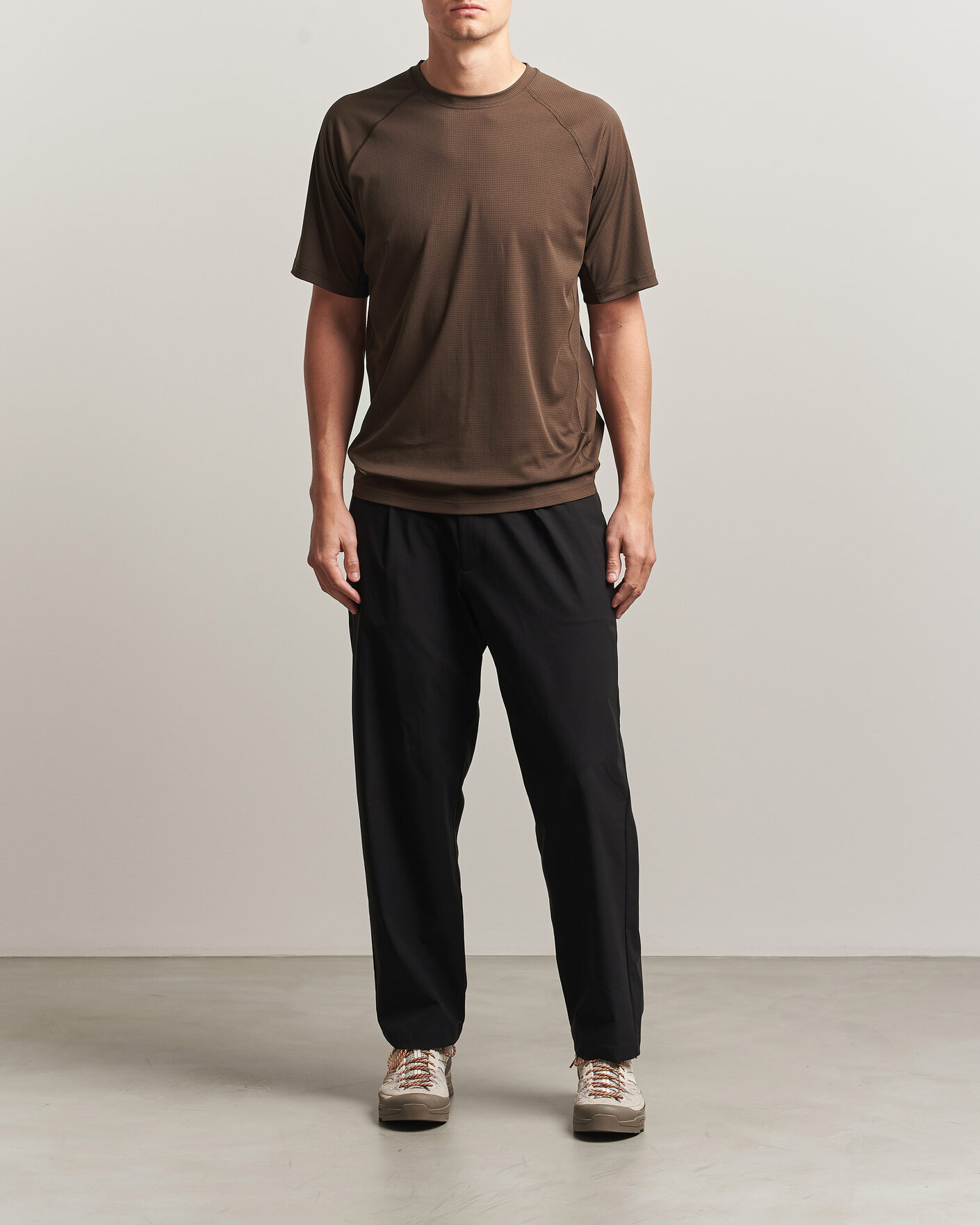 Homme | T-shirts | Snow Peak | Polartec Power Dry T-Shirt Brown