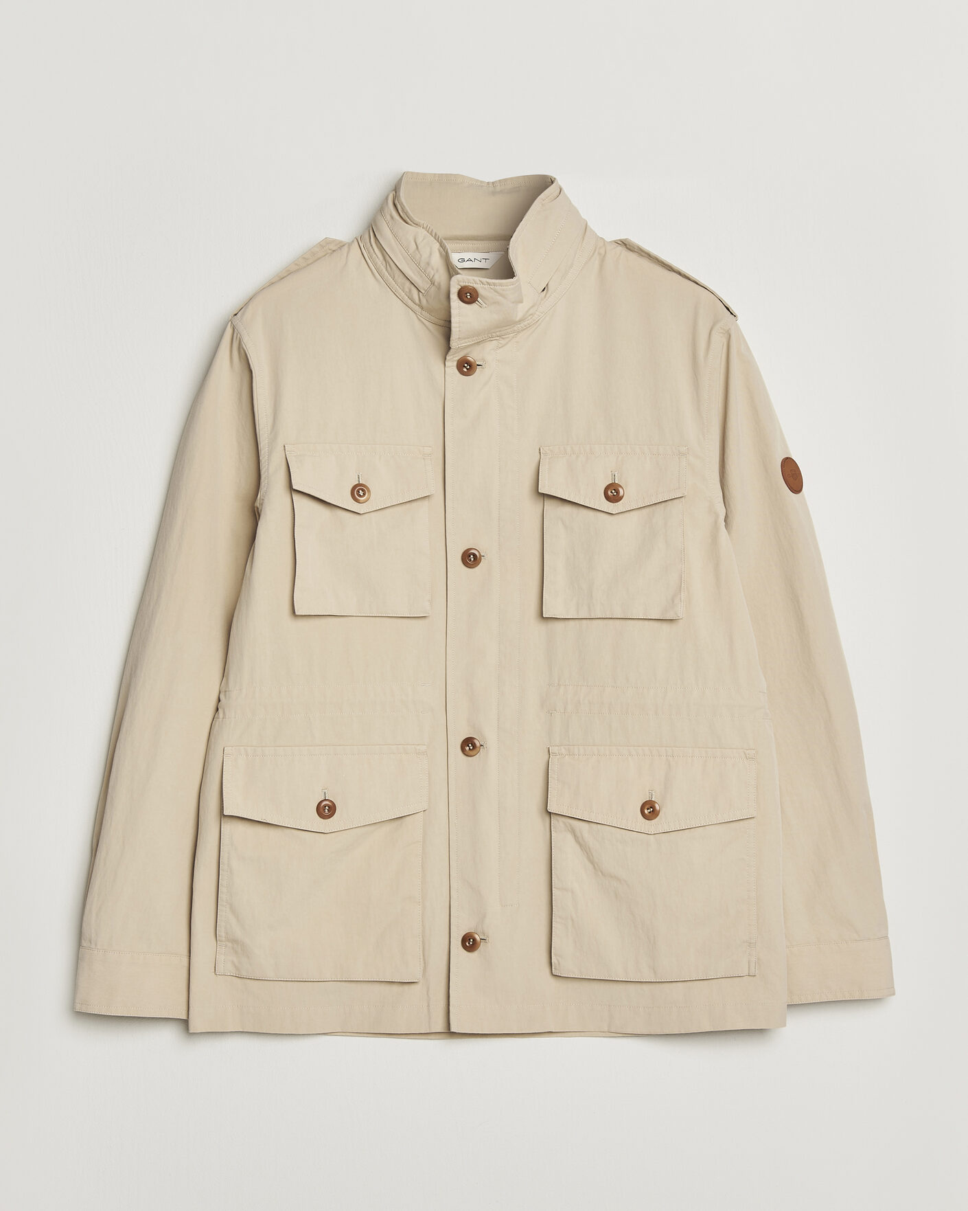 Heren | Jassen | Gant | Cotton Field Jacket Oat Beige