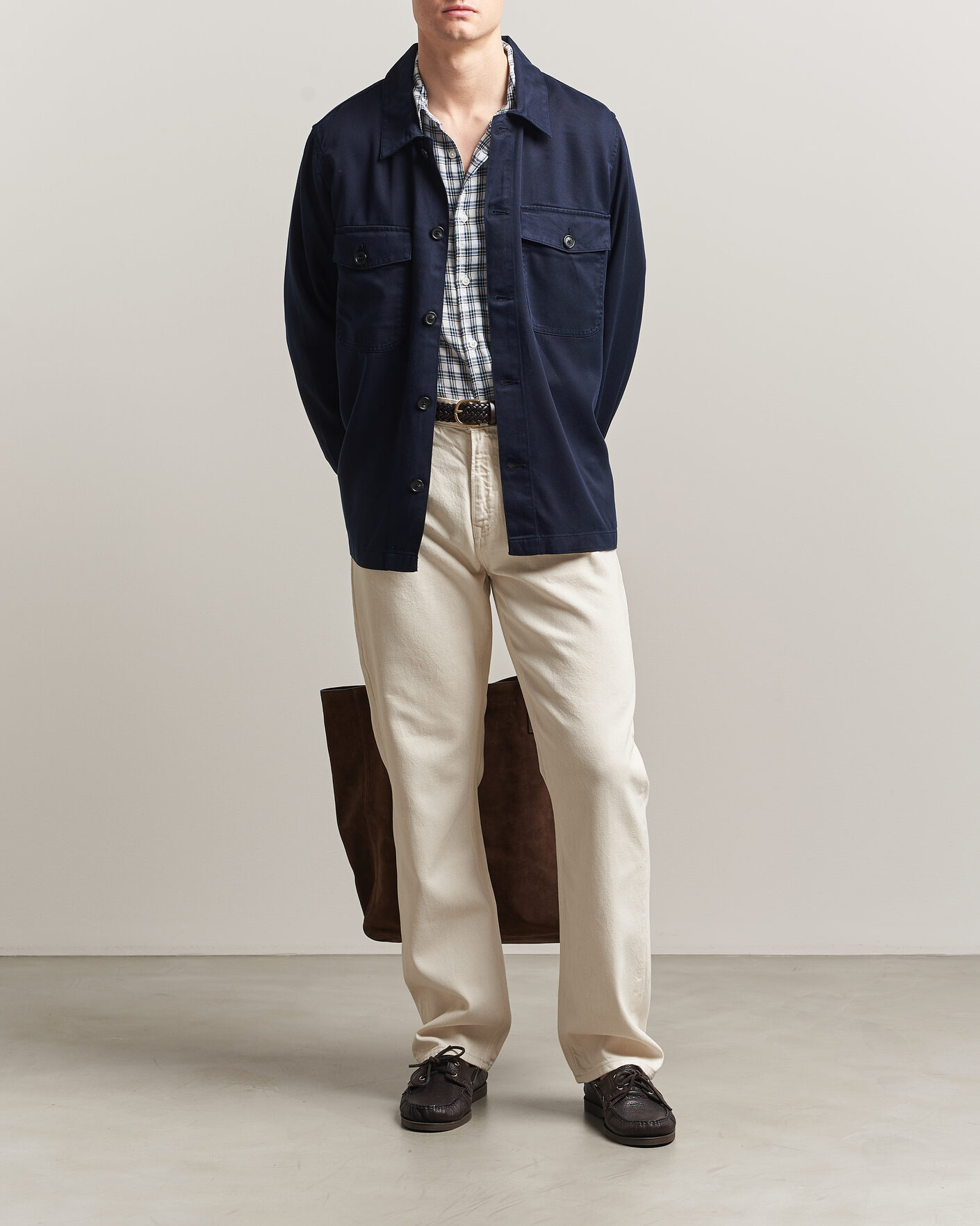 Homme | Chemises | Gant | Regular Fit Lyocell Overshirt Evening Blue