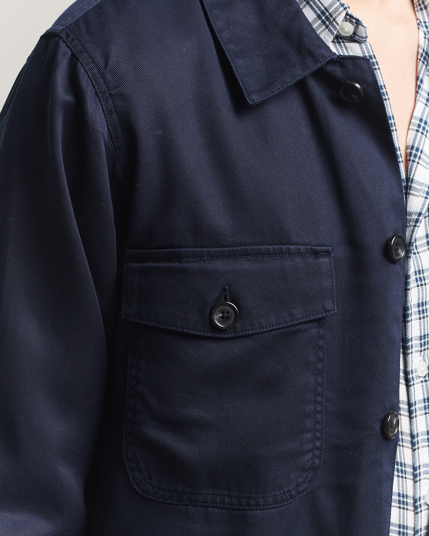 Homme | Chemises | Gant | Regular Fit Lyocell Overshirt Evening Blue