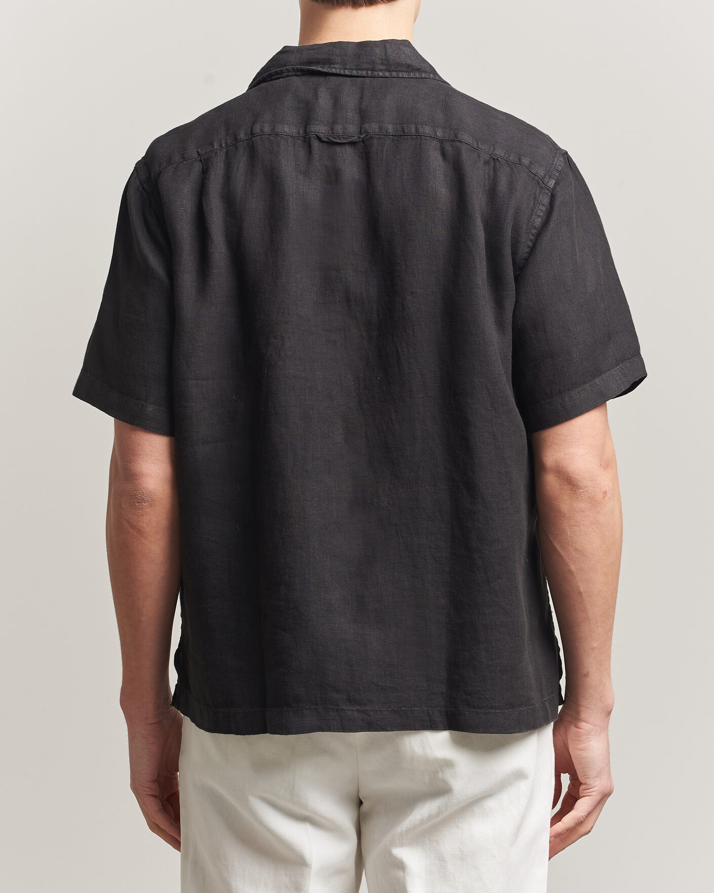 Heren | Overhemden | Gant | Regular Fit Garment Dyed Camp Shirrt Black