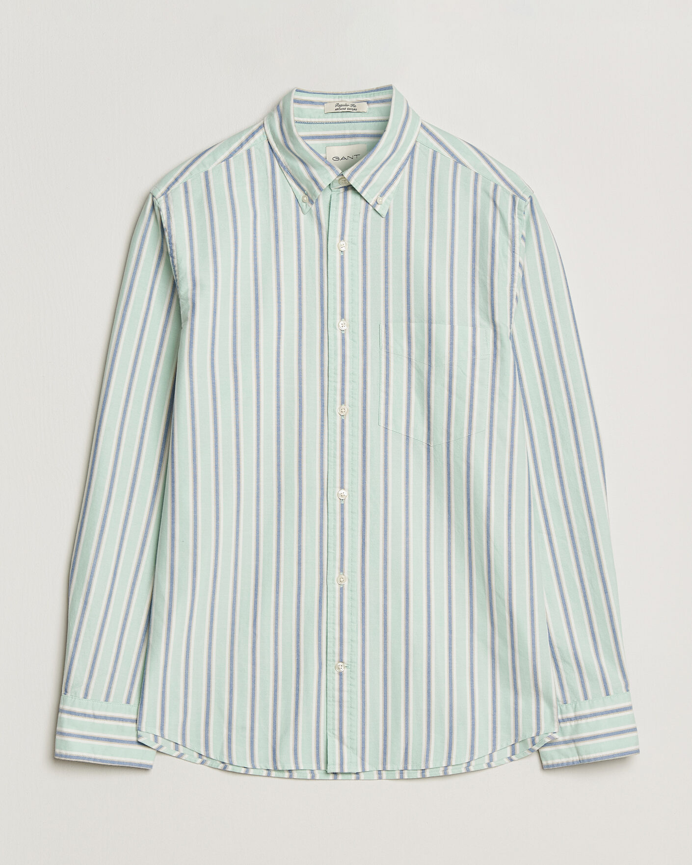 Heren | Overhemden | GANT | Regluar Fit Archive Oxford Shirt Washed Turquoise