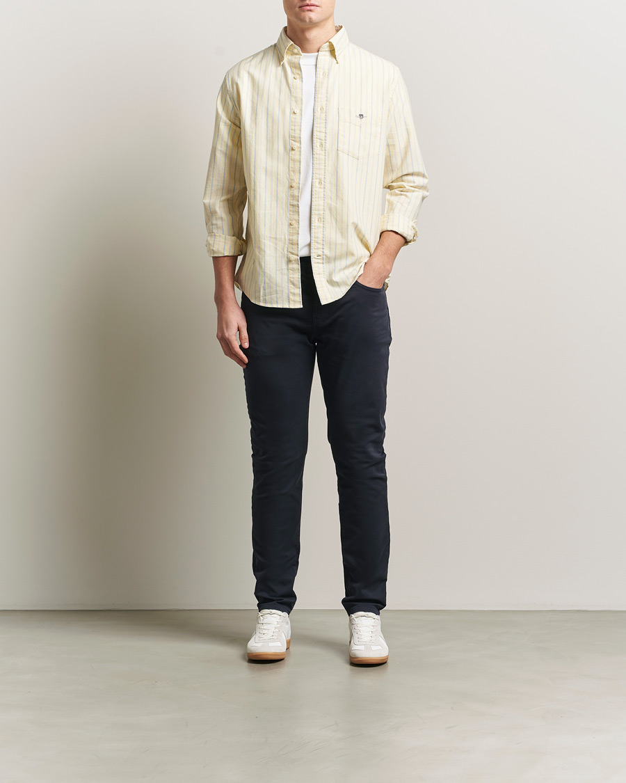 Homme | Pantalons | Gant | Slim Fit Desert 5-Pocket Pants Evening Blue