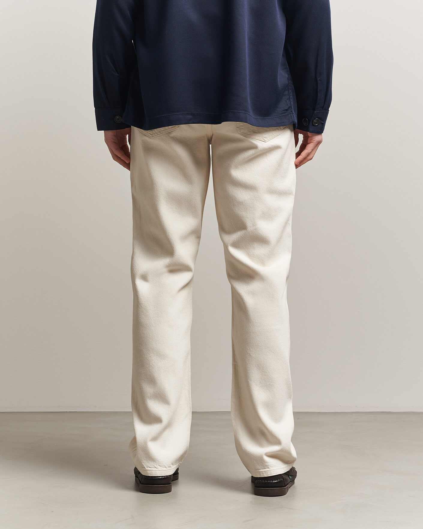 Heren | Jeans | Gant | Straight Fit Jeans Ecru