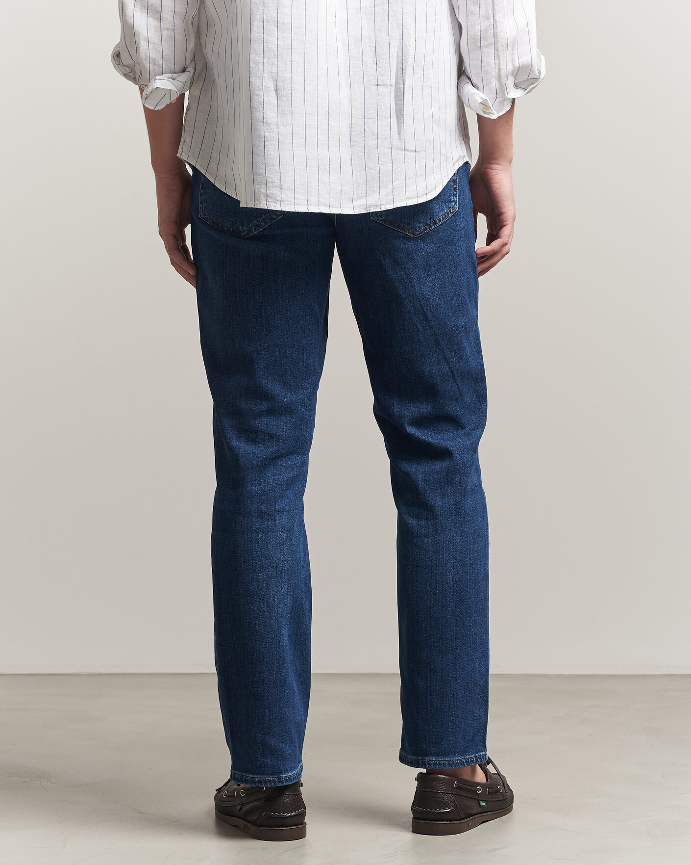 Homme | Pantalons | Gant | Regular Fit Jeans Mid Blue Worn In
