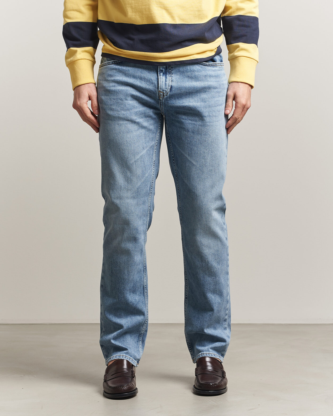 Homme | Jeans | GANT | Regular Fit Jeans Semi Light Blue Worn In