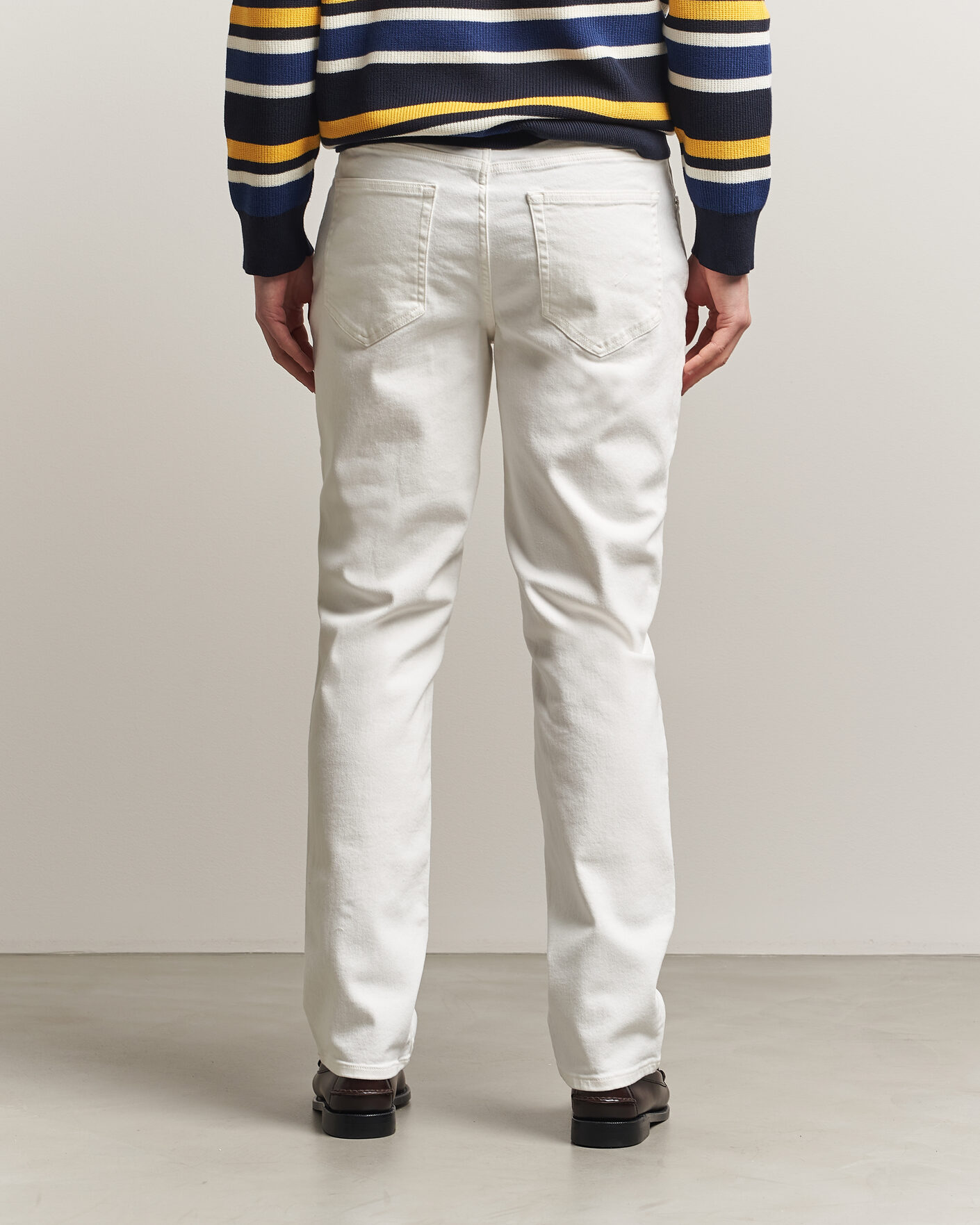 Heren | Broeken | Gant | Regular Fit Jeans Eggshell