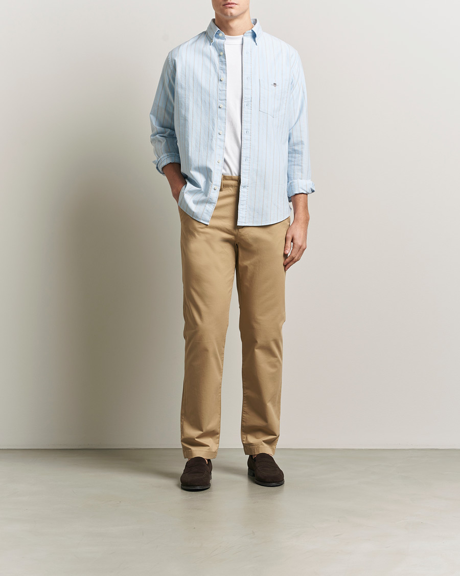 Homme | Pantalons | Gant | Regular Fit Chinos Dark Khaki