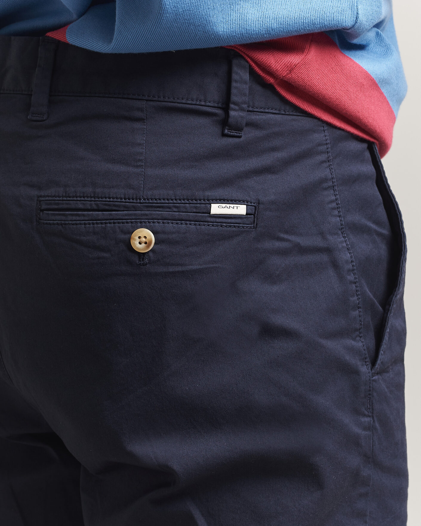Homme | Shorts | Gant | Regular Sunfaded Shorts Evening Blue