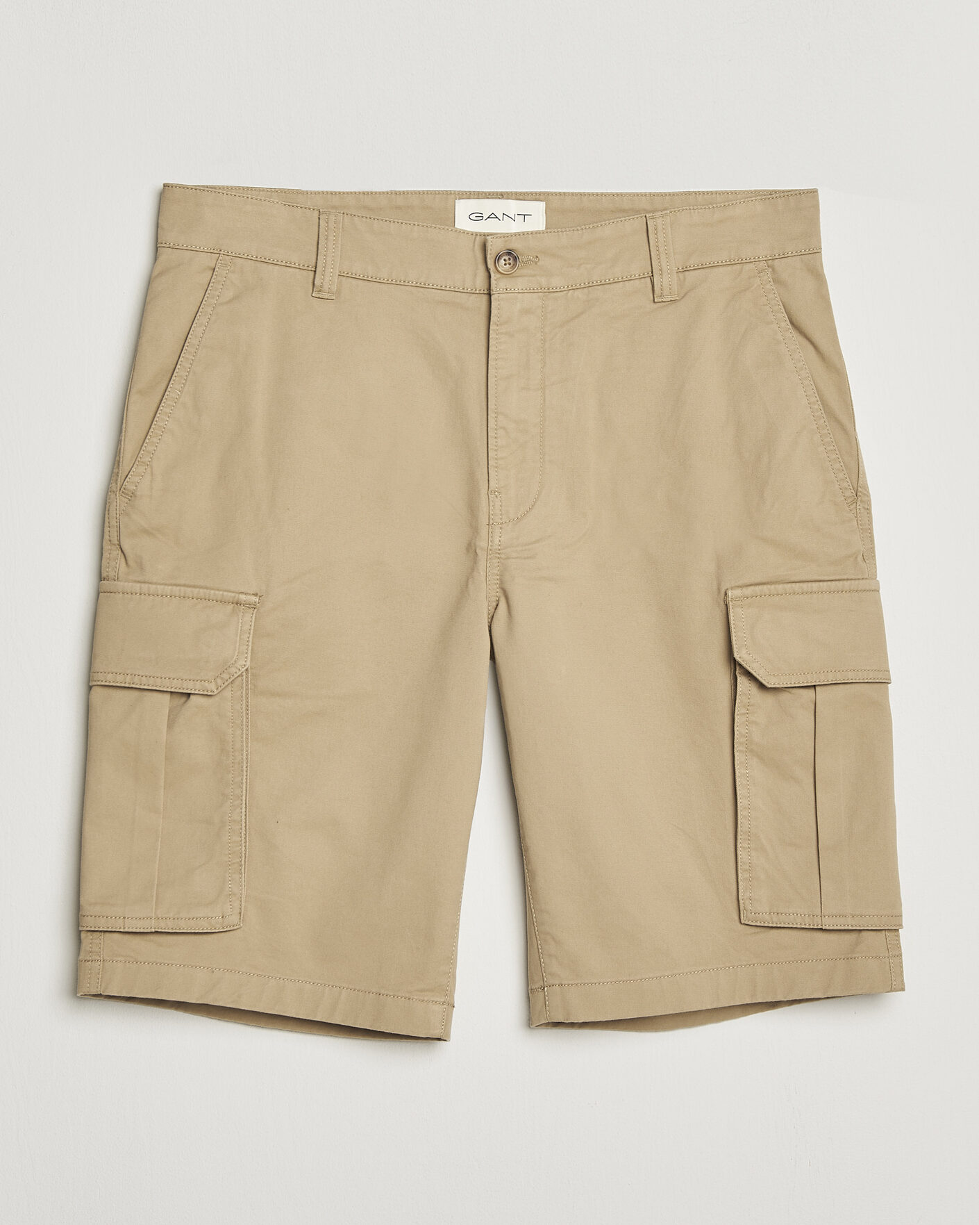Heren | Korte broek | GANT | Regular Fit Classic Cargo Shorts Dark Khaki
