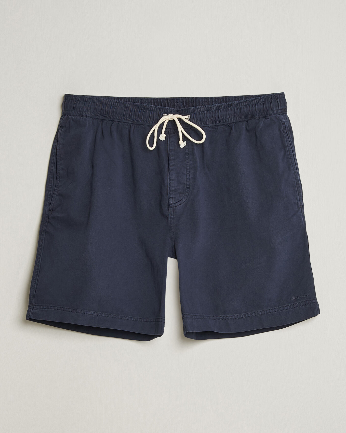 Homme | Shorts | Gant | Regular Fit Sunfaded Drawstring Evening Blue