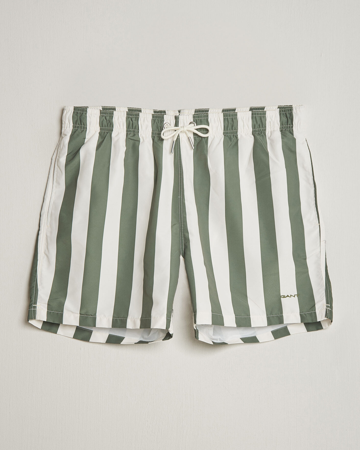 Homme | Maillots De Bain | Gant | Blockstriped Swimshorts Dry Herb Green