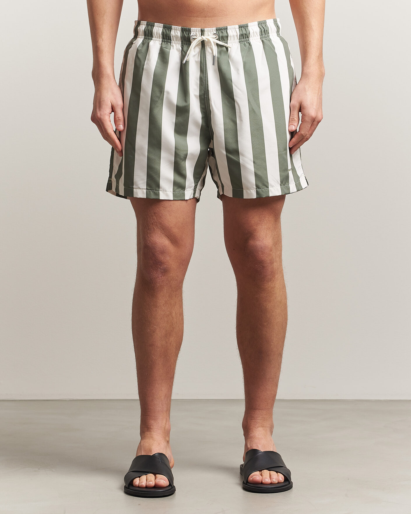 Heren | Zwembroek | GANT | Blockstriped Swimshorts Dry Herb Green