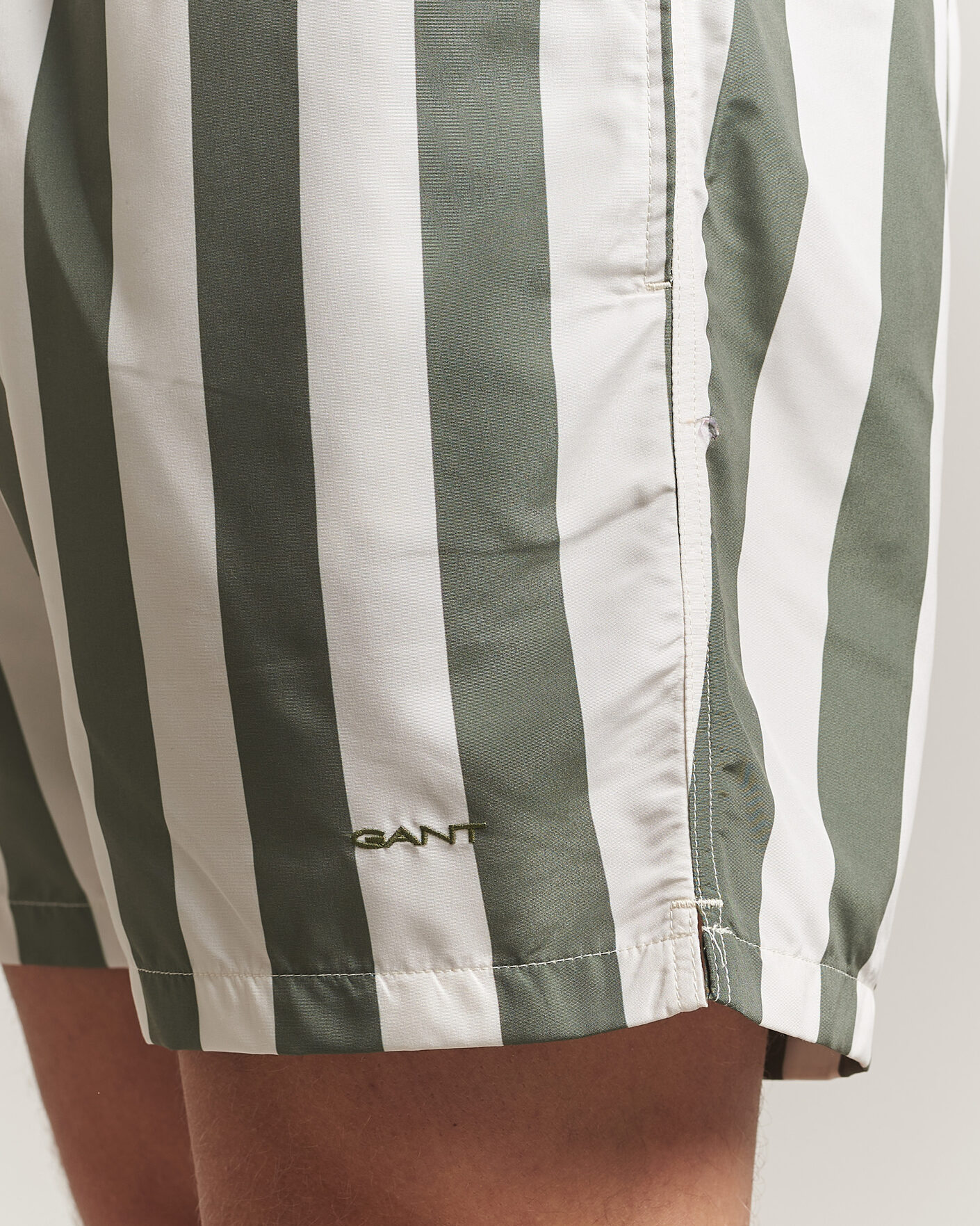 Homme | Maillots De Bain | Gant | Blockstriped Swimshorts Dry Herb Green