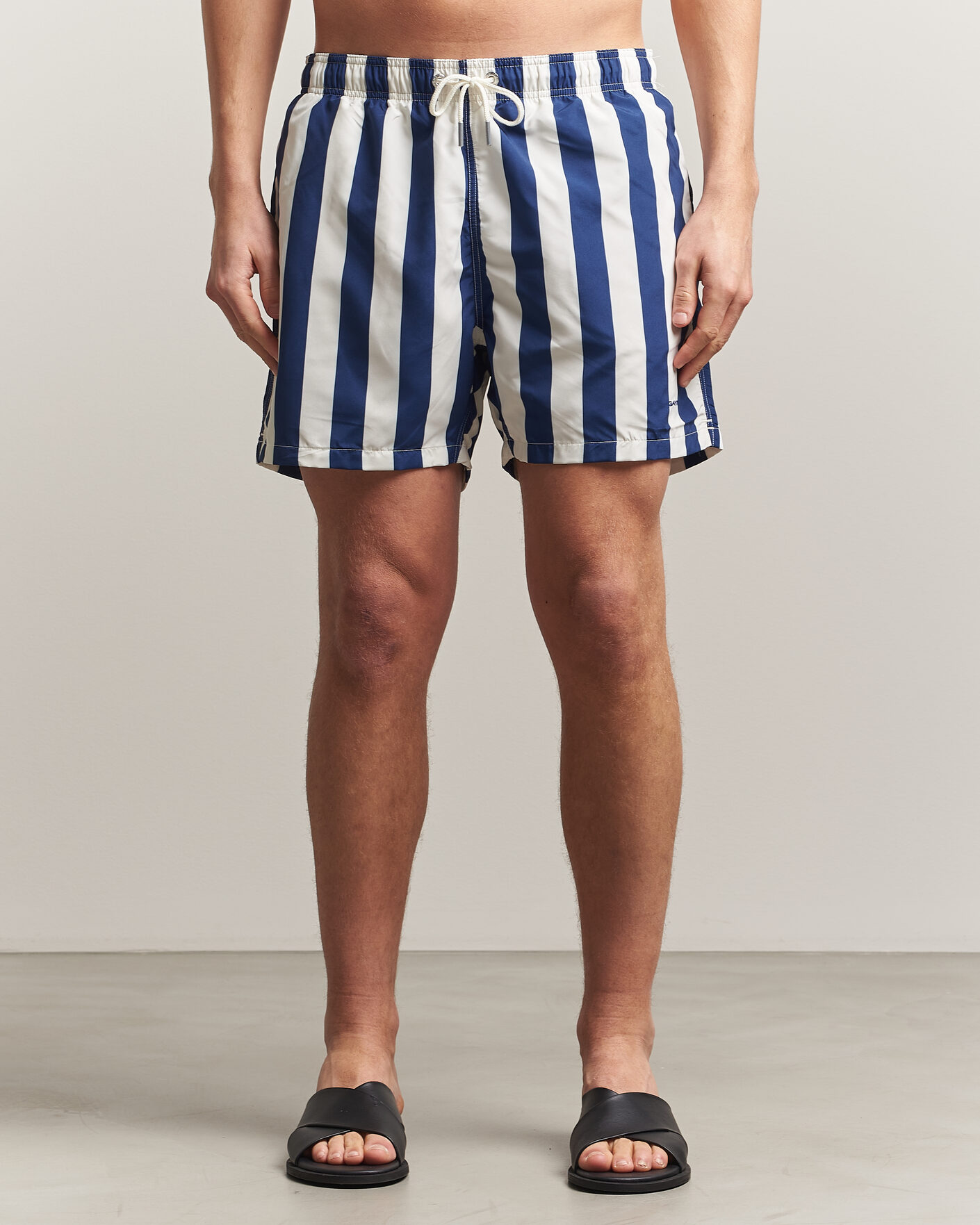 Homme | Maillots De Bain | GANT | Blockstriped Swimshorts Rich Navy