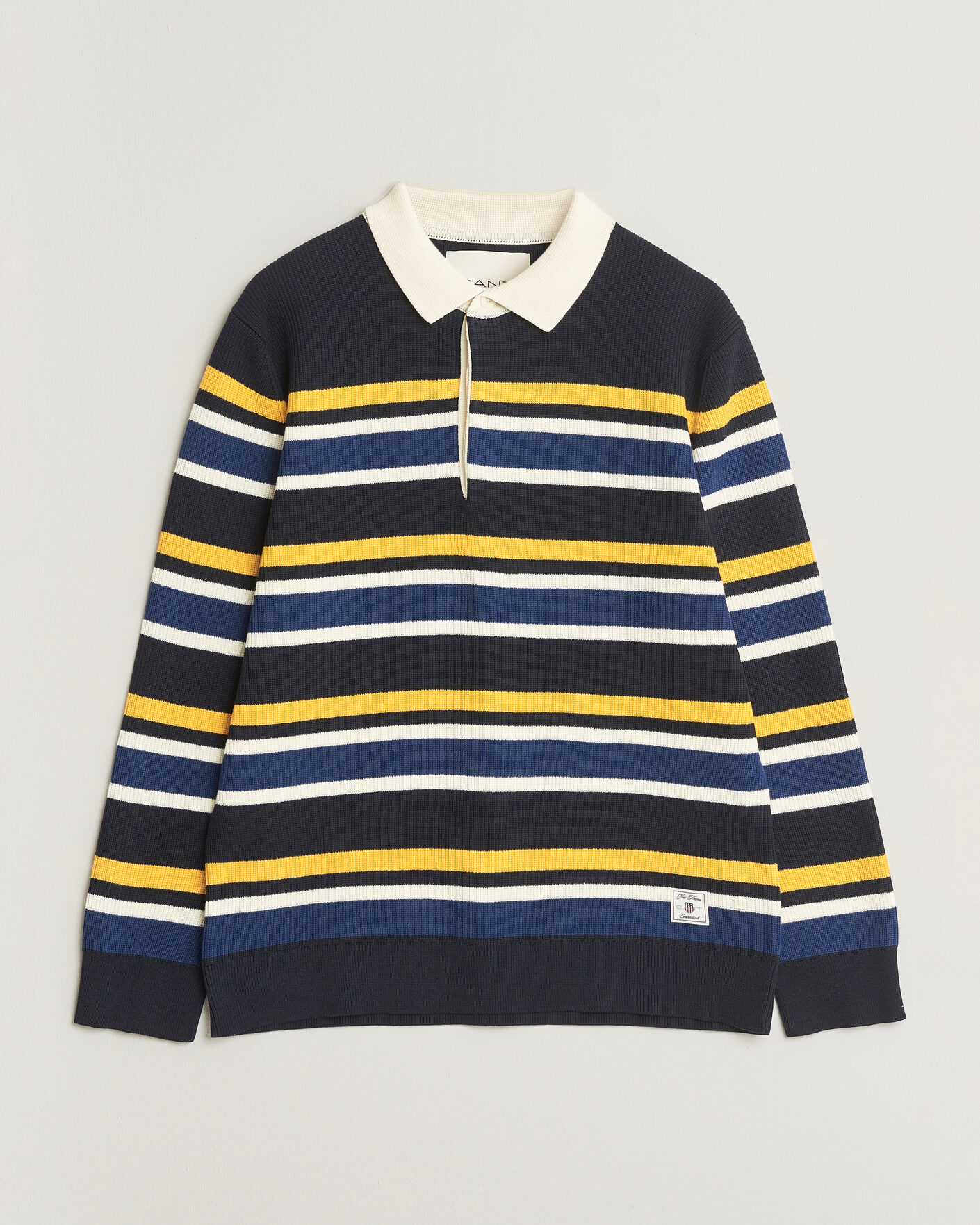 Homme | Pulls Et Tricots | Gant | Multisptriped Knitted Rugger Evening Blue