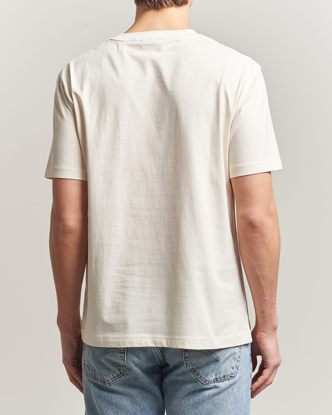 Homme | T-shirts | Gant | Scenery Graphic Crew Neck T-Shirt Cream
