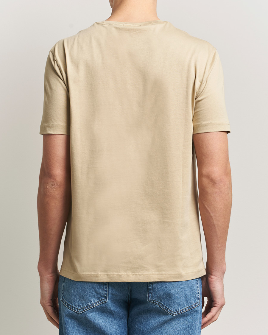 Homme | T-shirts | Gant | The Original T-Shirt Oat Beige