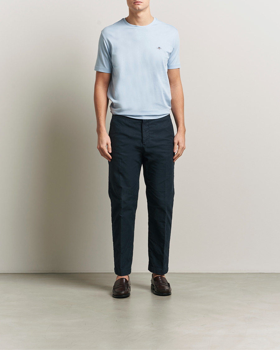 Heren | T-shirts | GANT | The Original T-Shirt Fresh Blue