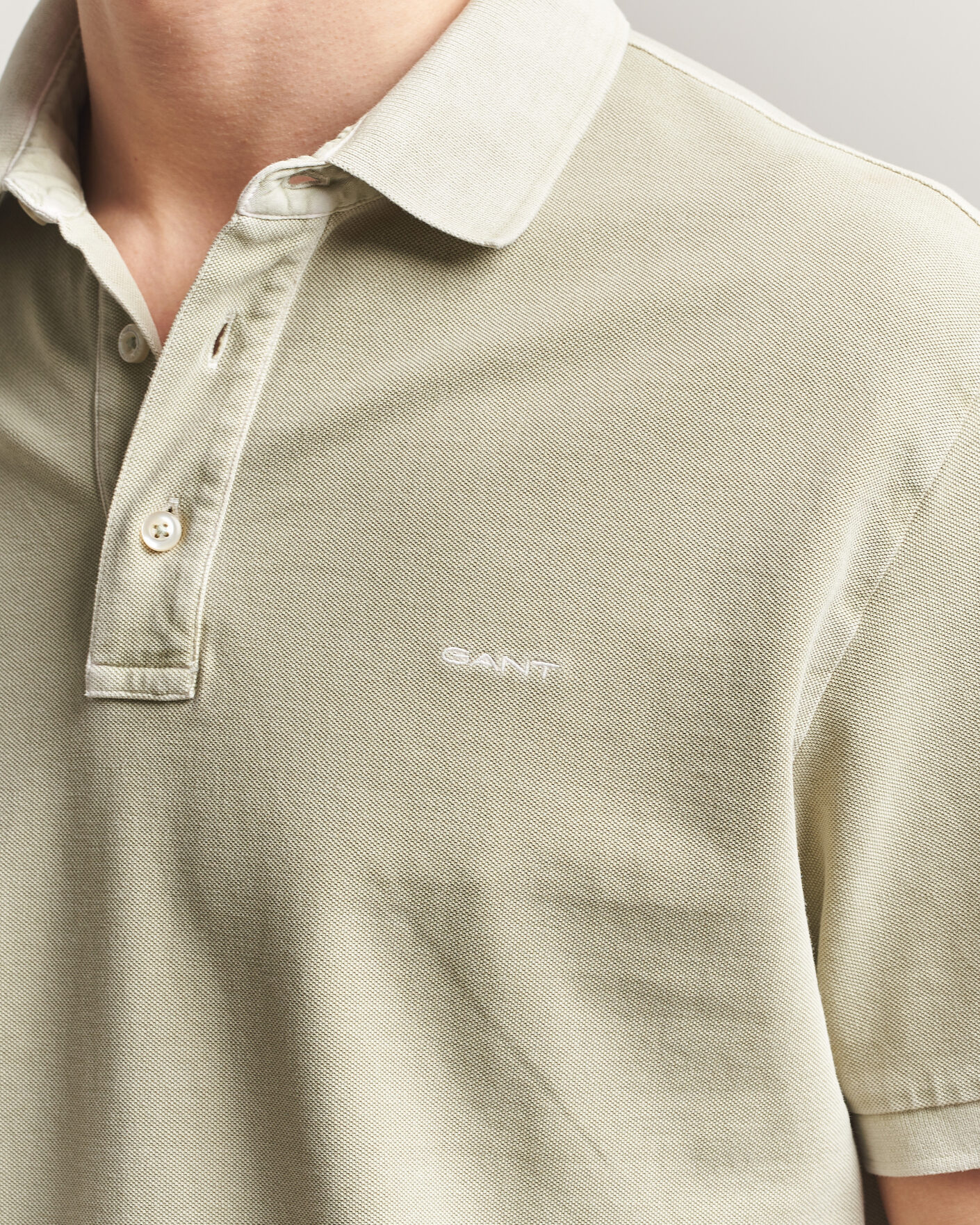 Heren | Polo's | Gant | Sunfaded Polo Milky Matcha