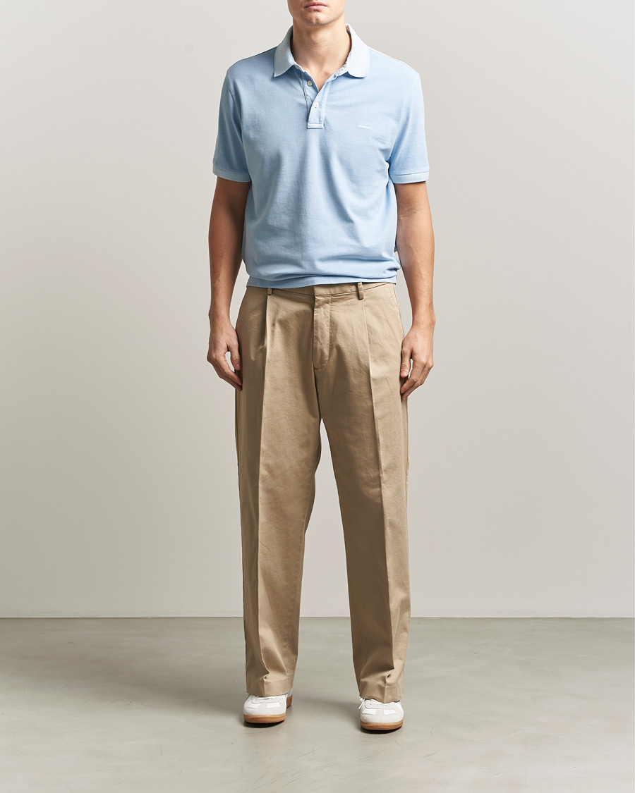 Homme | Polos | GANT | Sunfaded Polo Fresh Blue
