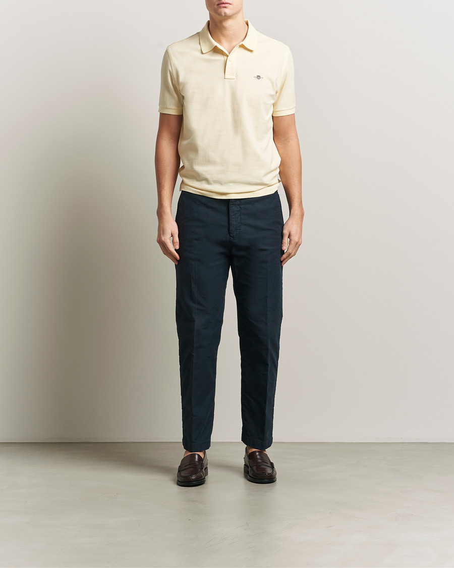 Heren | Polo's | GANT | The Original Polo Vanilla Yellow