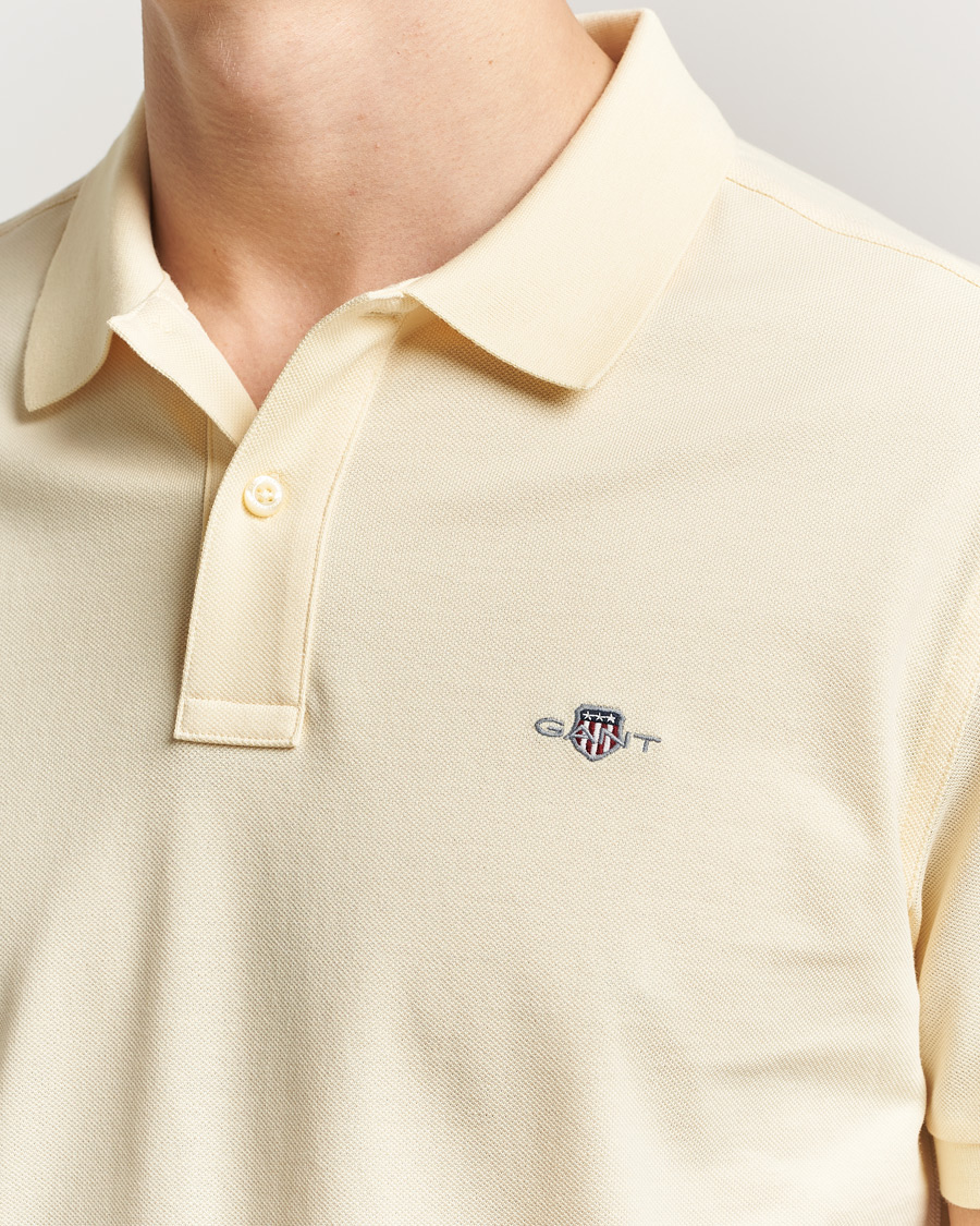 Heren | Polo's | GANT | The Original Polo Vanilla Yellow