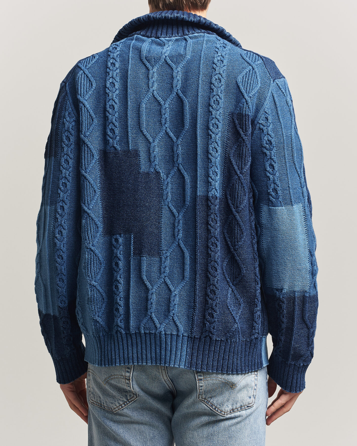 Homme | Pulls Et Tricots | GANT | Indigo Cotton Cable Cardigan Rich Navy