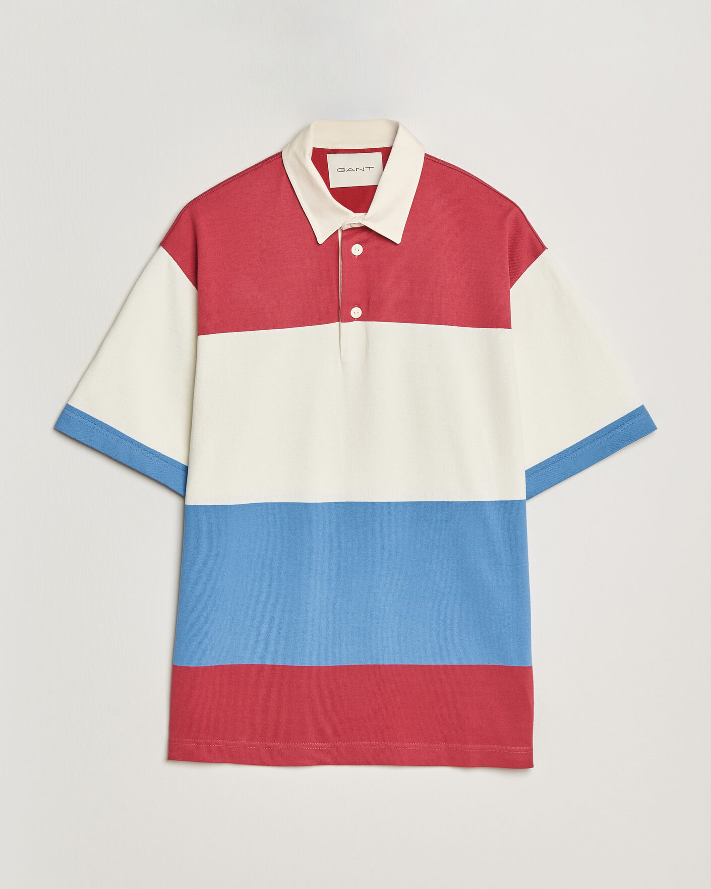 Heren | Polo's | GANT | Striped Short Sleeve Rugger Multi