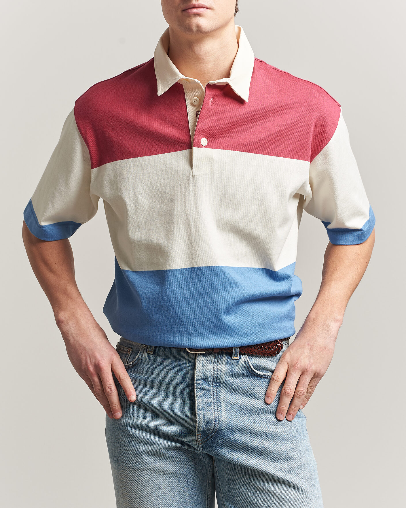 Heren | Polo's | GANT | Striped Short Sleeve Rugger Multi