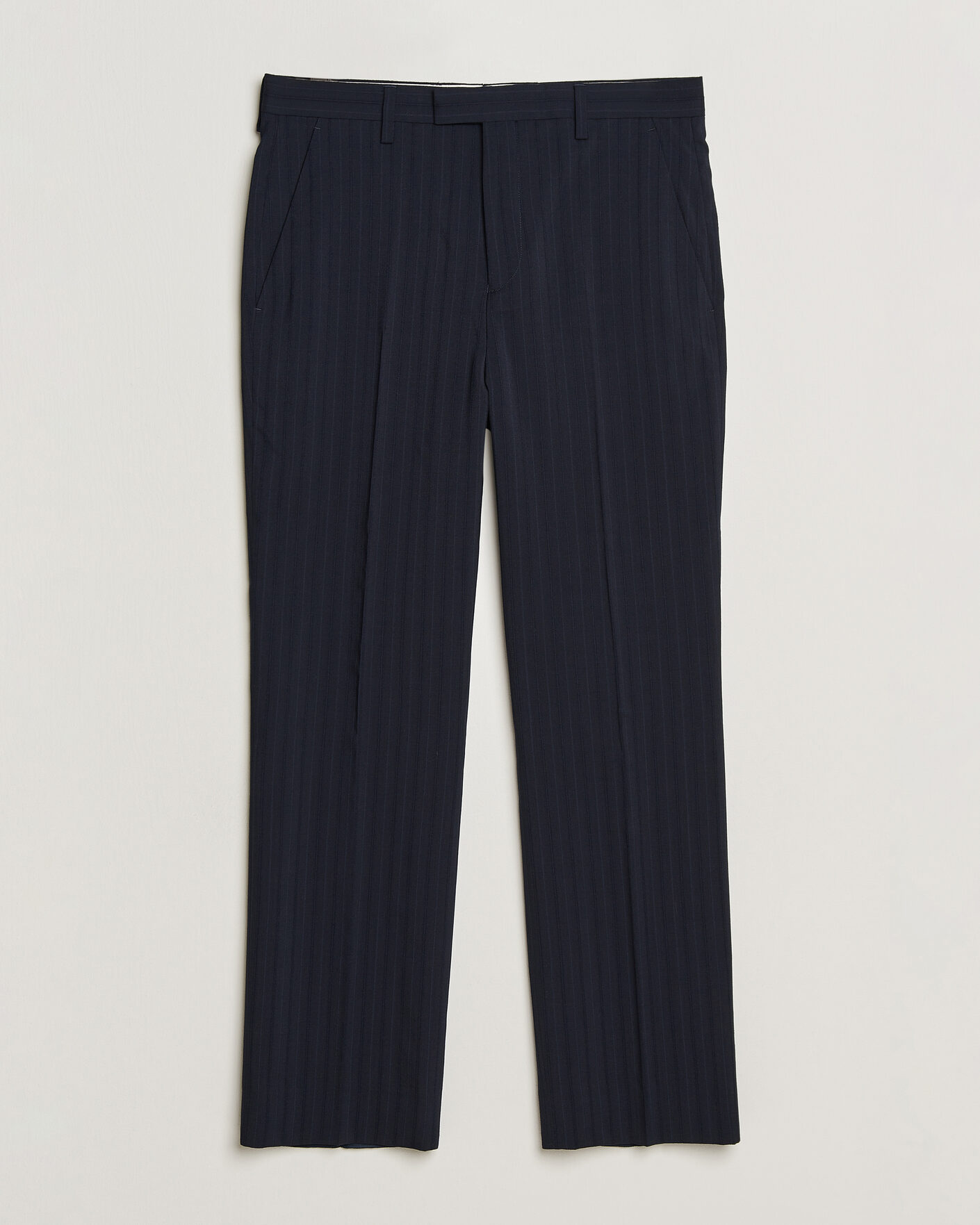 Heren | Broeken | Gant | Tonal Pinstriped Suit Pants Evening Blue