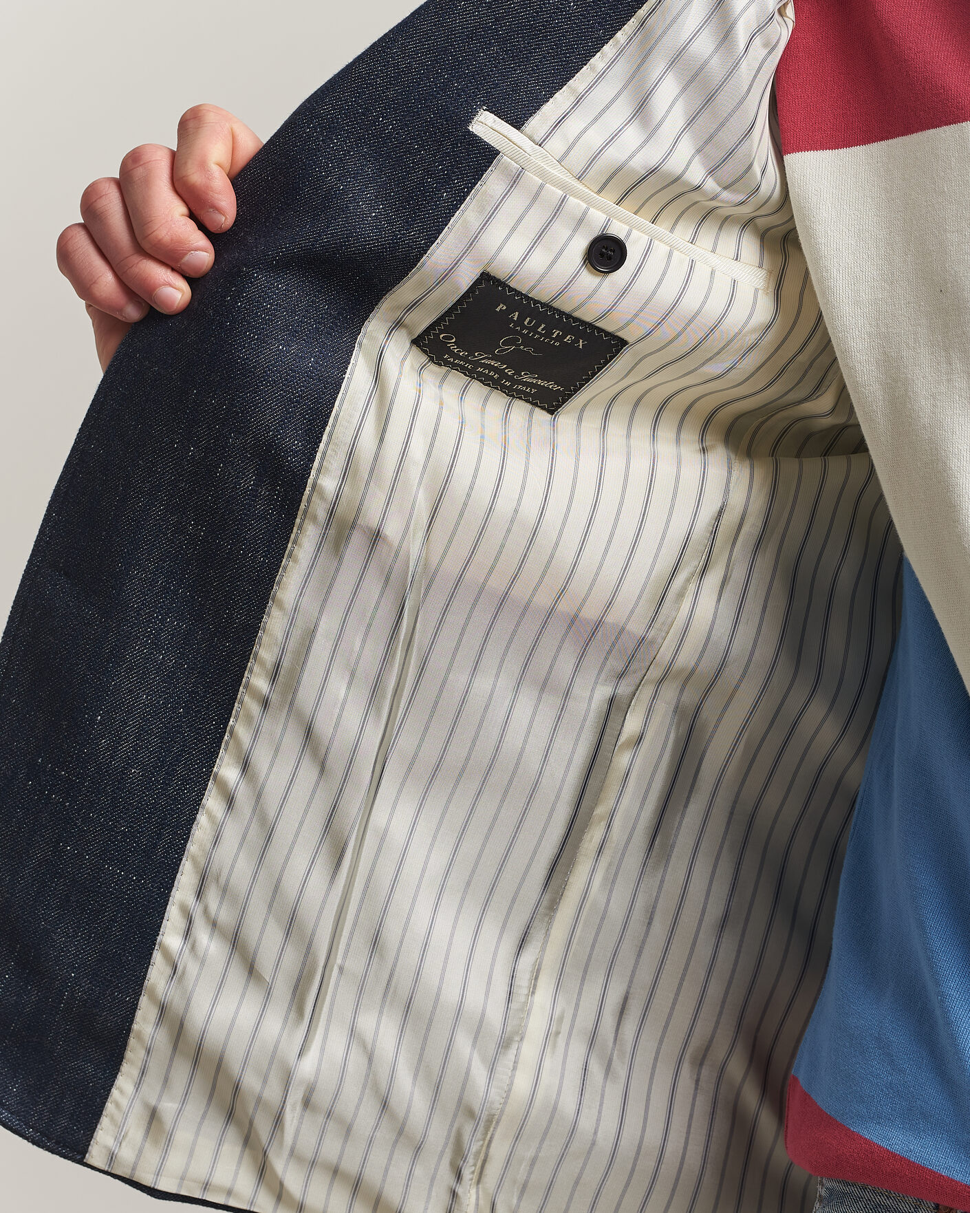 Heren | Blazers | GANT | Cotton Indigo Club Blazer Dark Blue Raw