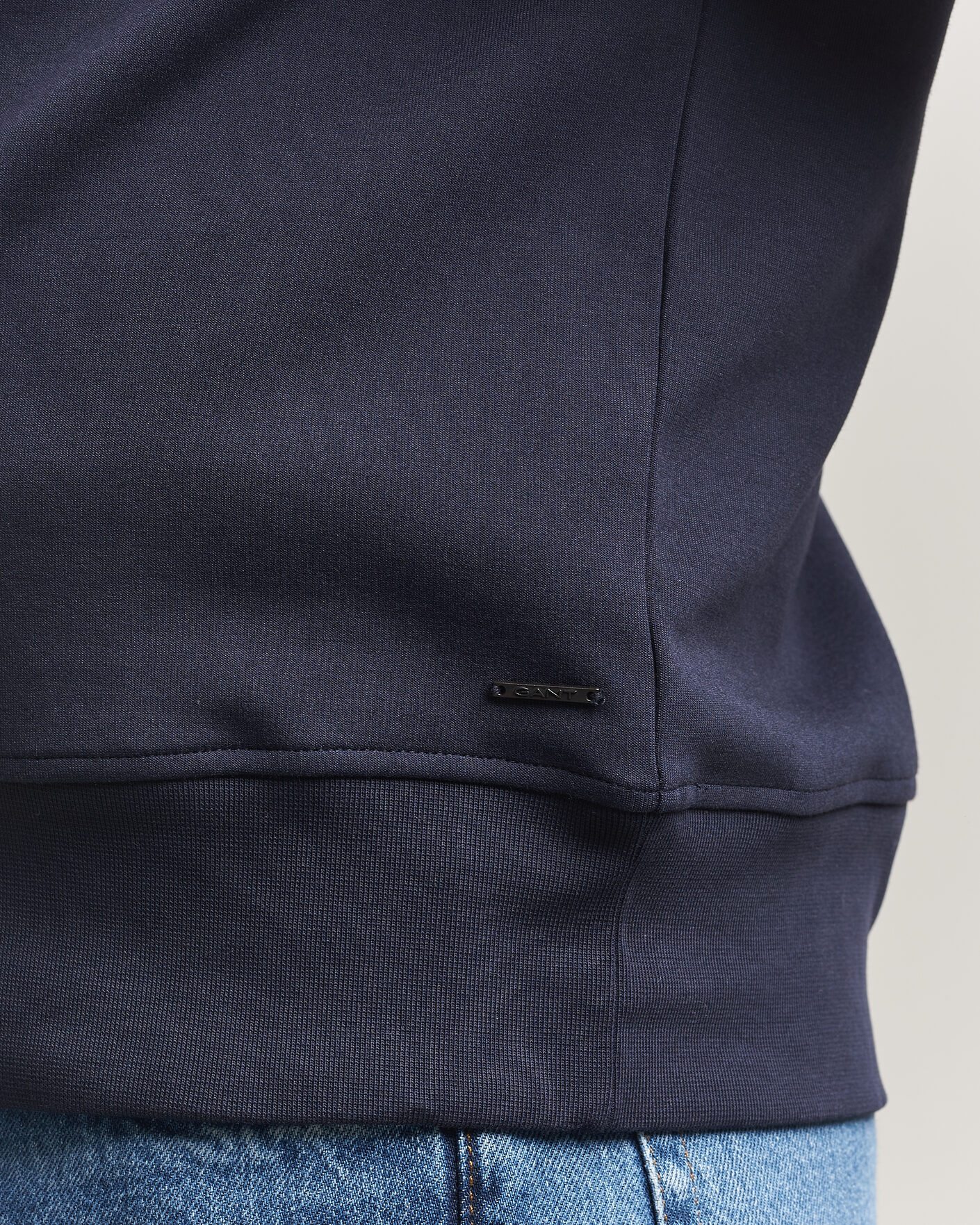 Homme | Pulls Et Tricots | GANT | Interlock Half Zip Evening Blue