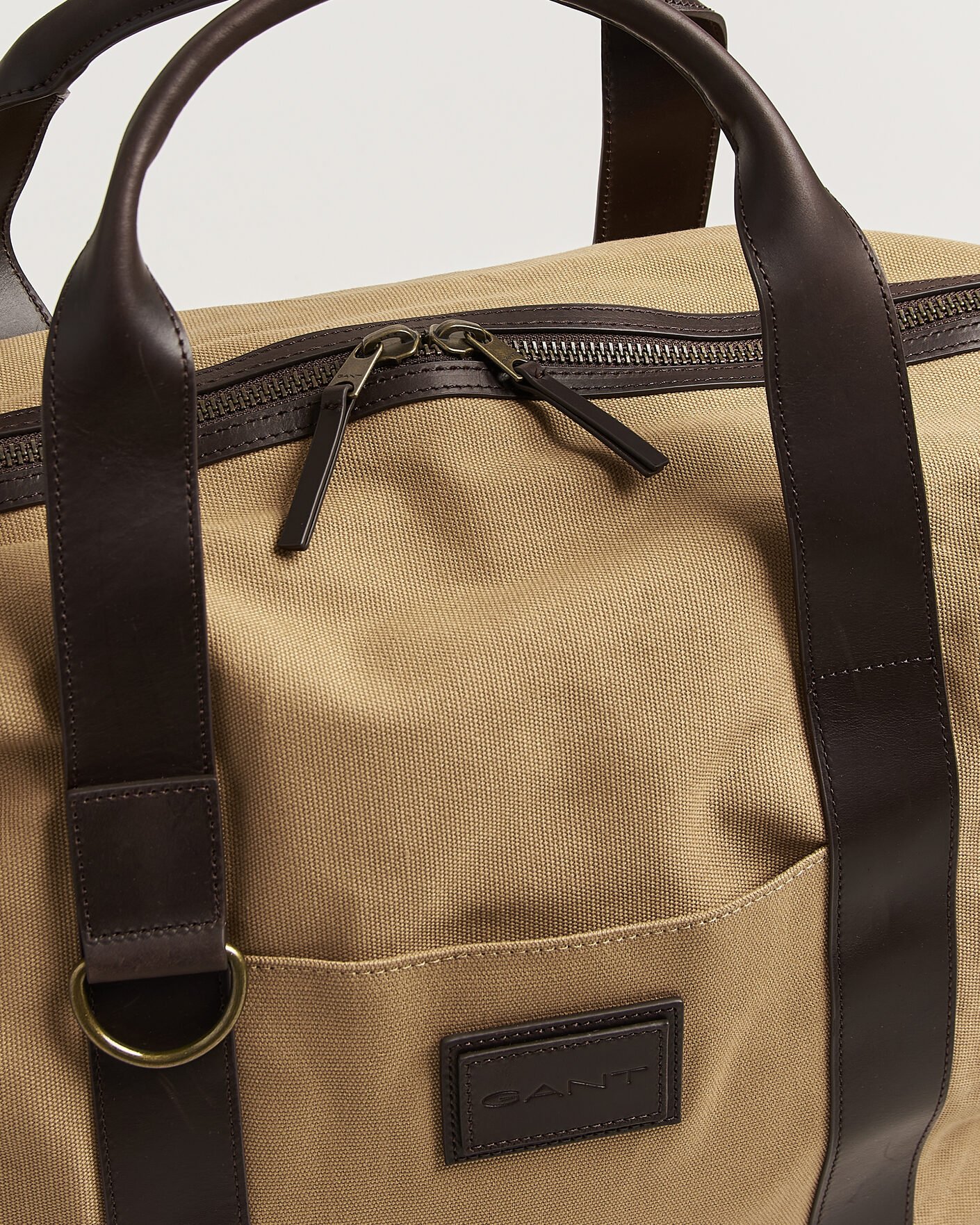Heren | Tassen | GANT | Washed Canvas Duffle Bag Warm Khaki