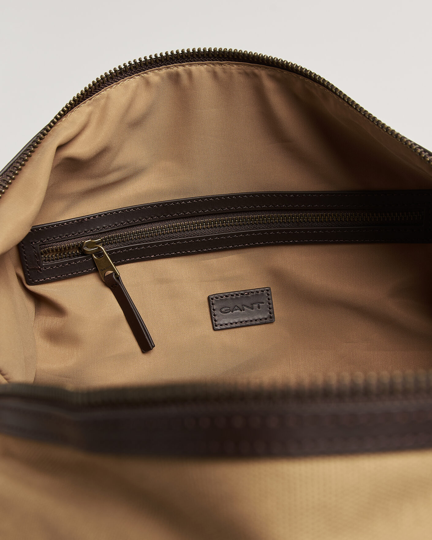 Heren | Tassen | GANT | Washed Canvas Duffle Bag Warm Khaki
