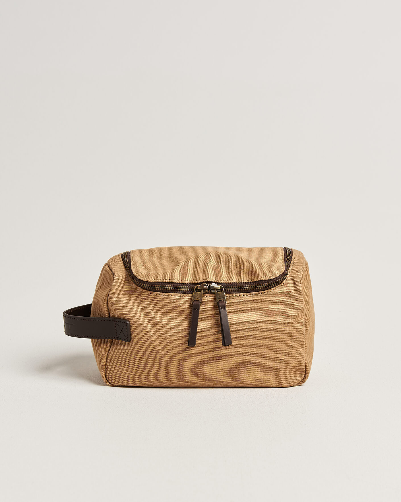 Homme | Sacs | Gant | Washed Canvas Washbag Warm Khaki