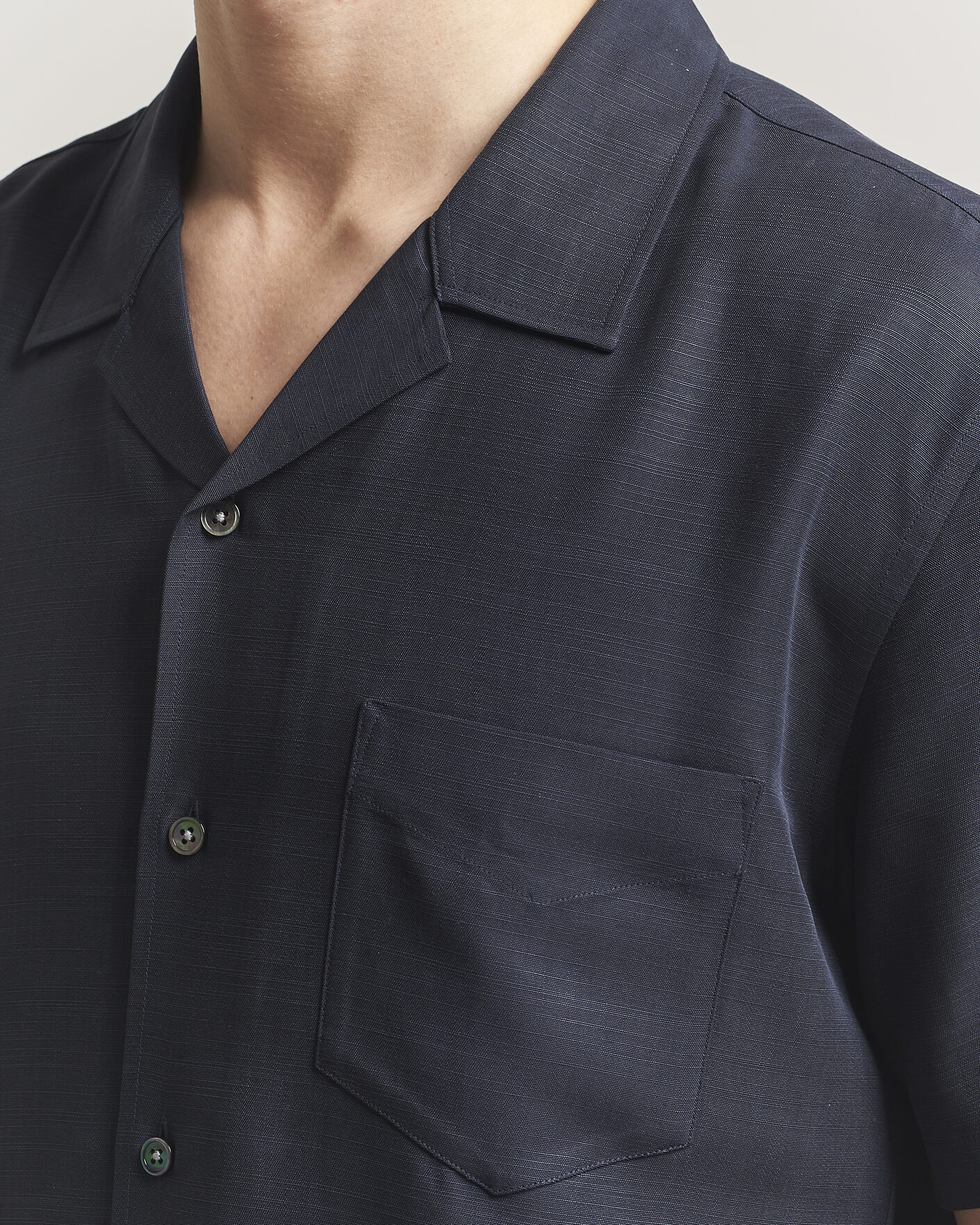 Heren | Overhemden | Gant | Regular Fit Lyocell Resort Shirt Evening Blue