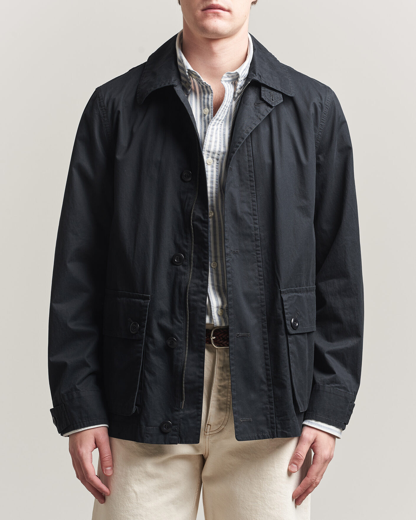 Heren | Jassen | Gant | Cotton Decker Jacket Black