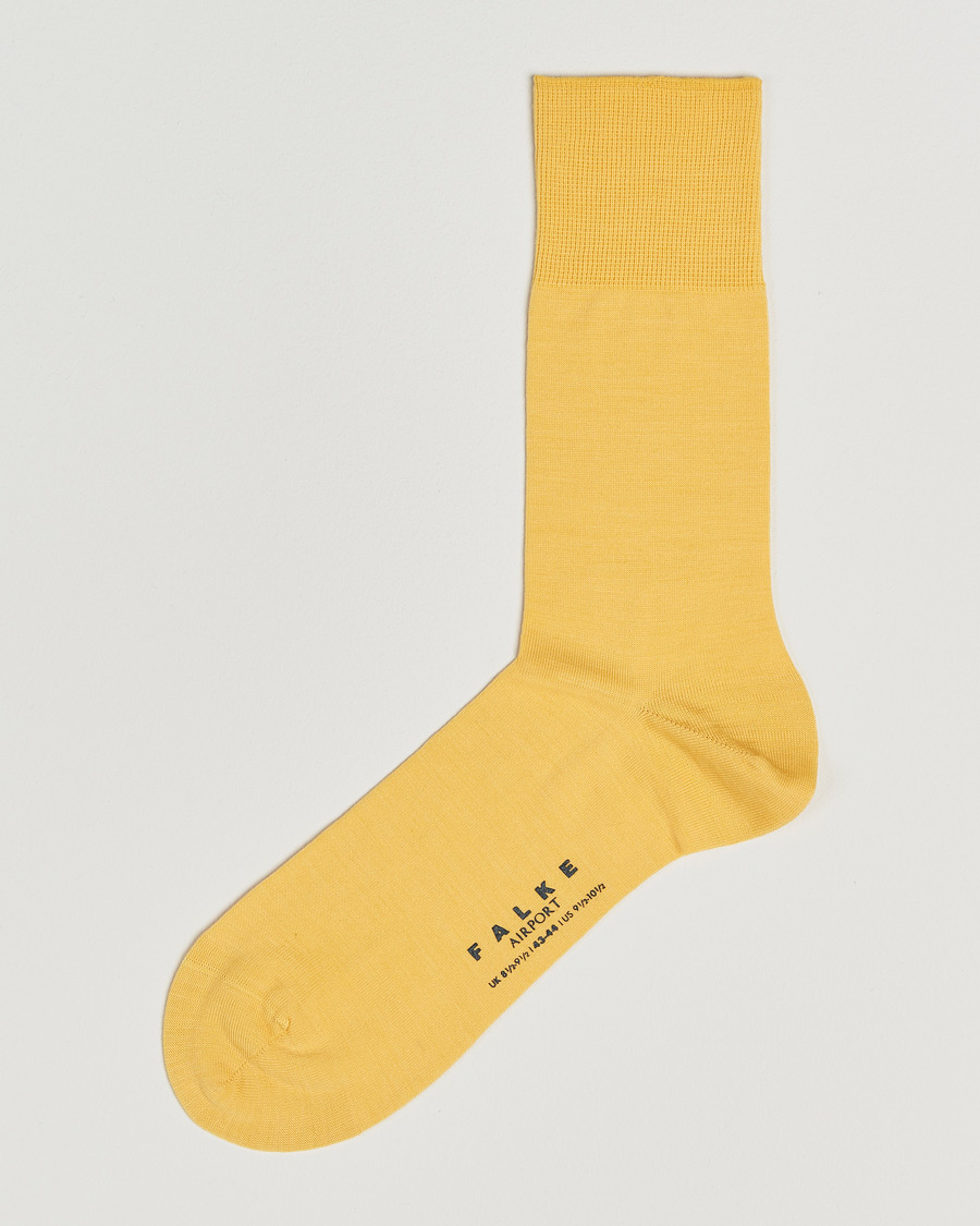 Homme | Sous-Vêtements Et Chaussettes | Falke | Airport Socks Banana Yellow