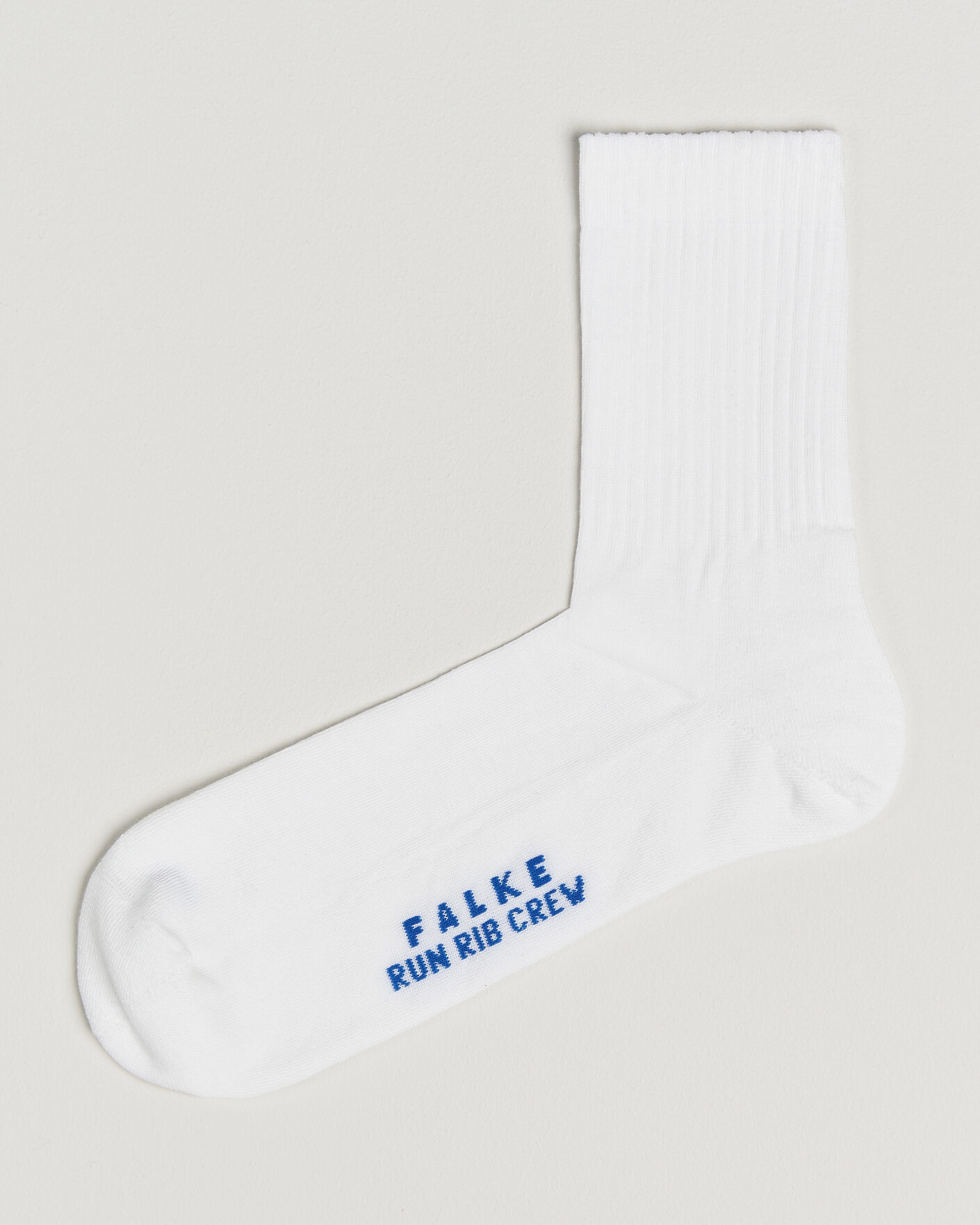 Homme | Sous-Vêtements Et Chaussettes | Falke | Run Rib Crew Sock White