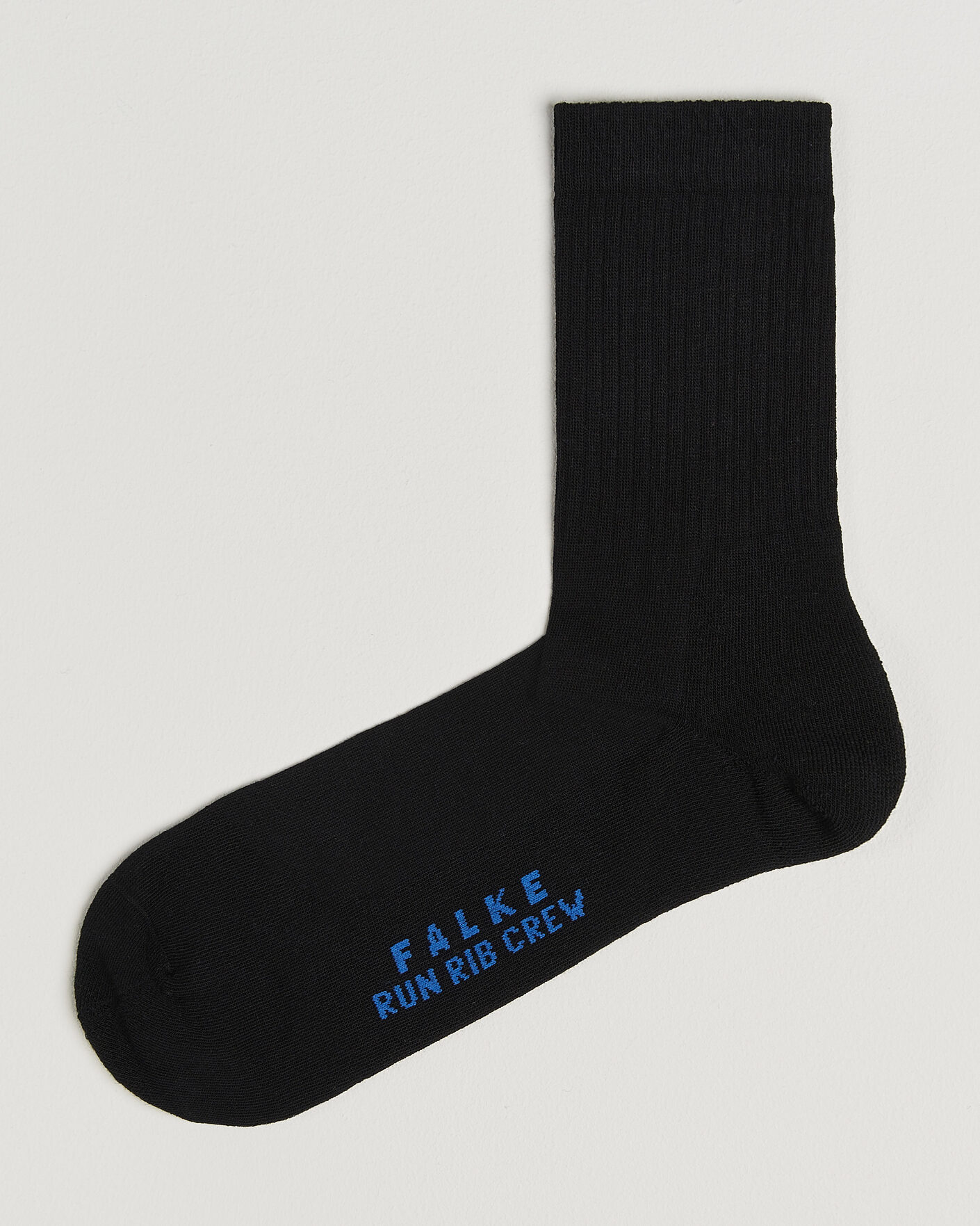 Homme | Sous-Vêtements Et Chaussettes | Falke | Run Rib Crew Sock Black