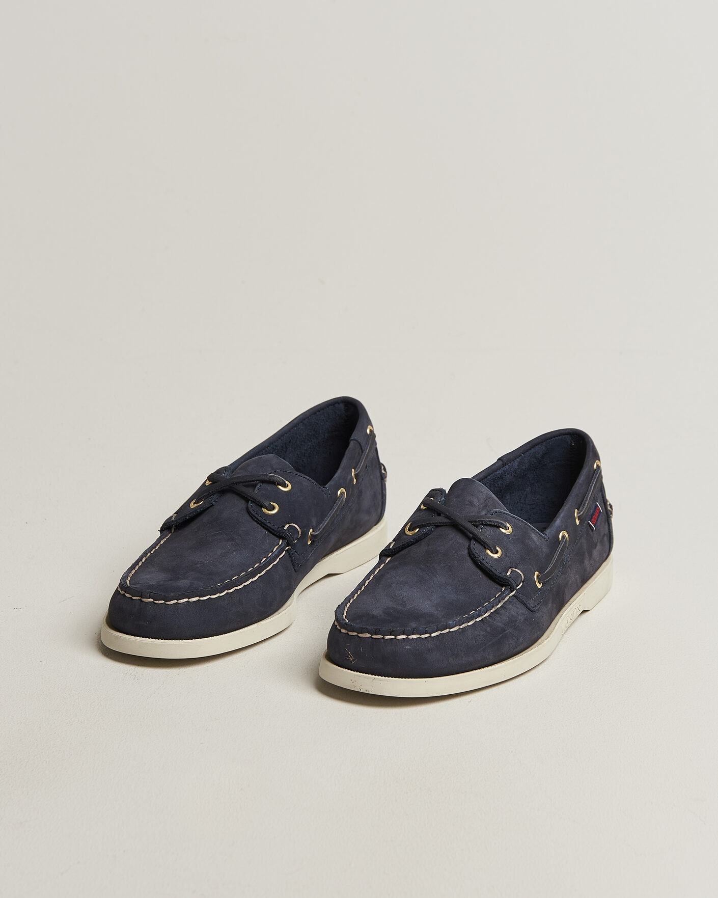 Heren | Bootschoenen | Sebago | Docksides Portland Nubuck Boat Shoe Blue Navy