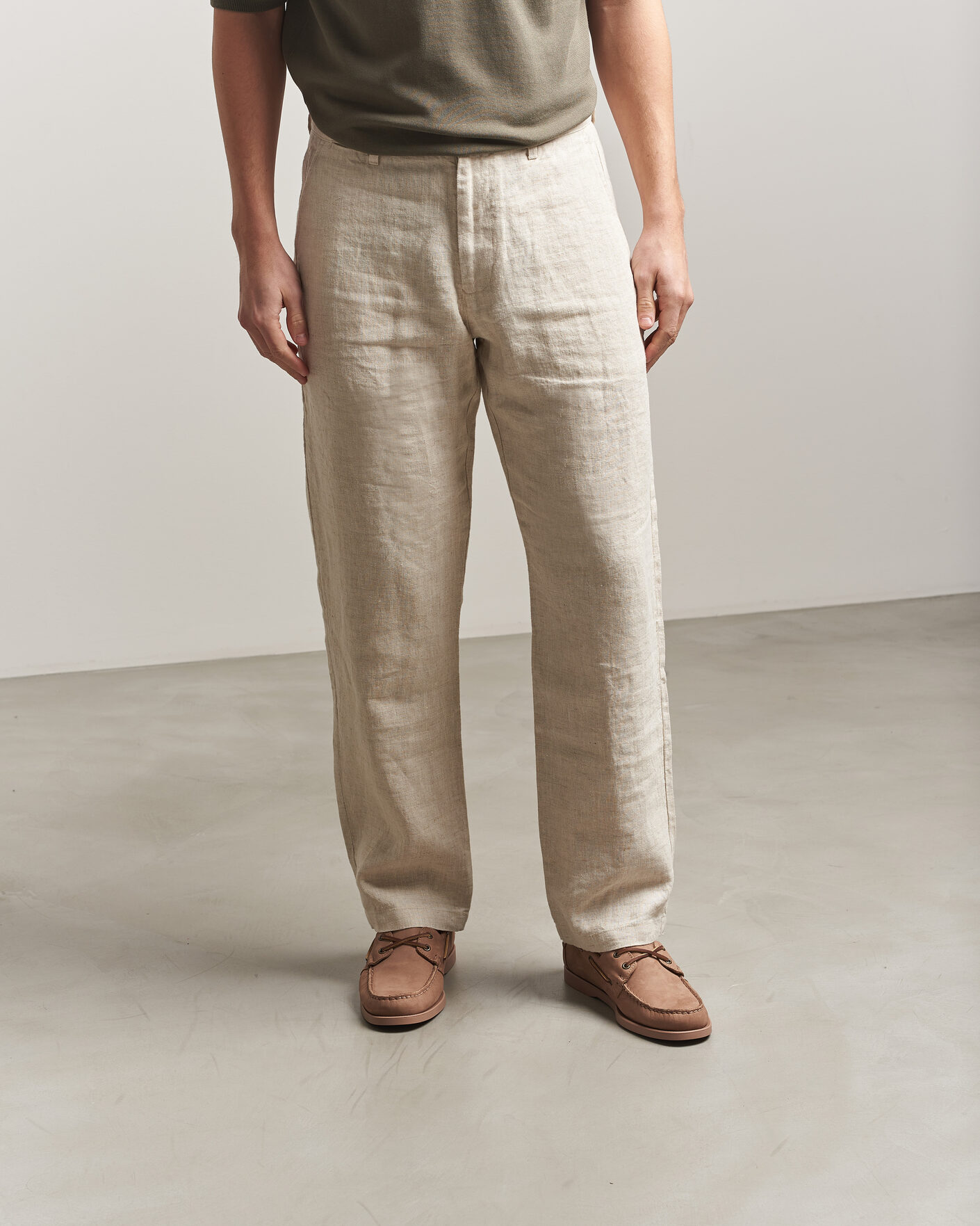 Homme | Chaussures Bateau | Sebago | Docksides Portland Nubuck Boat Shoe Beige Taupe