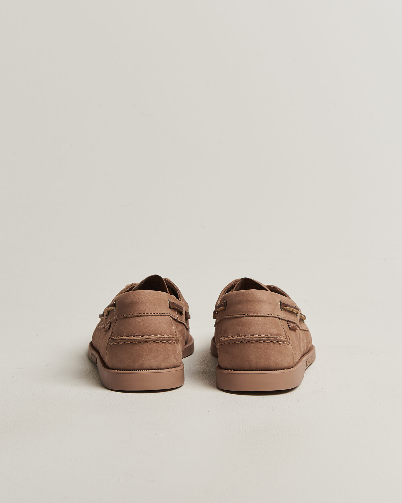 Heren | Bootschoenen | Sebago | Docksides Portland Nubuck Boat Shoe Beige Taupe