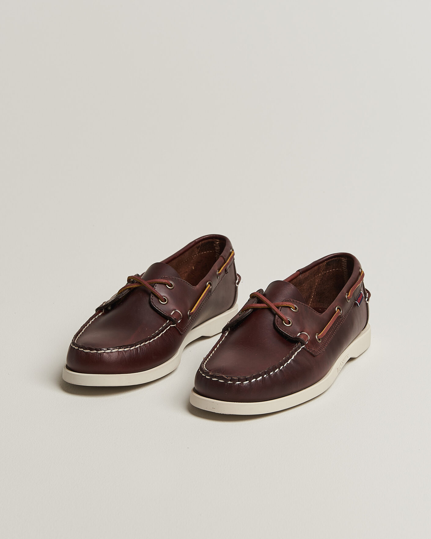 Heren | Bootschoenen | Sebago | Docksides Portland Waxed Boat Shoe Dark Brown