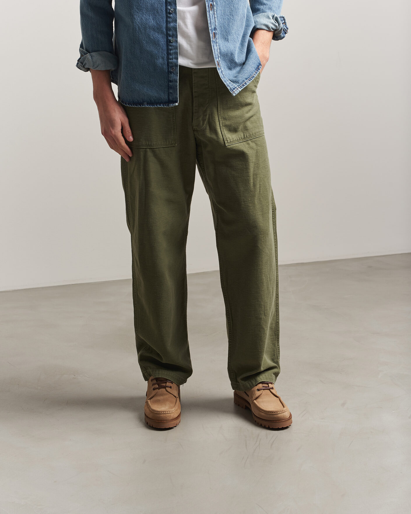 Heren | Derby schoenen | Paraboot | Briac Moc Toe Derby Sand Suede